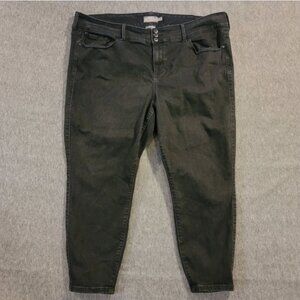 Torrid Jegging Jeans Pants Womens 26S Stretchy Feel The Fit black